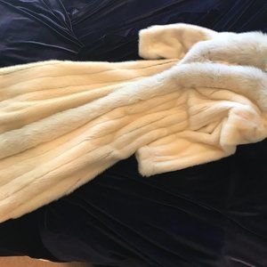 Gorgeous Blush Fox Fur and Blush Mink Coat